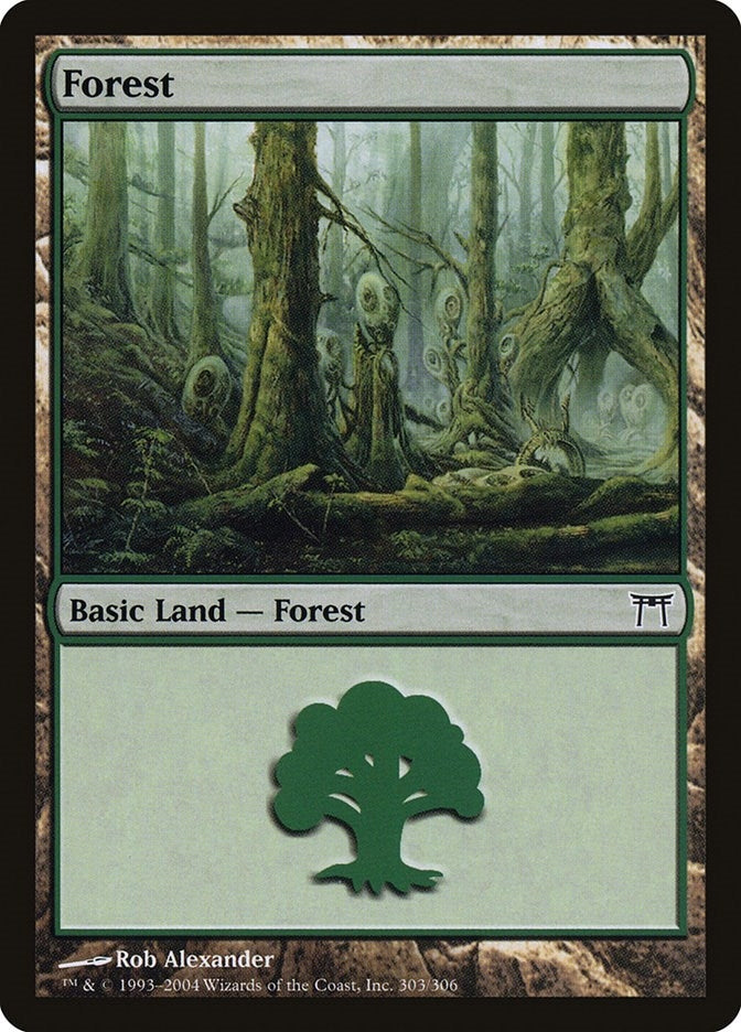 Image for Forest (303) (303) [Champions of Kamigawa]