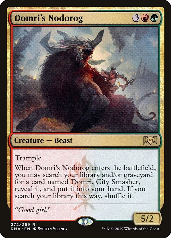 Image for Domri's Nodorog (272) [Ravnica Allegiance]