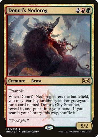 Image for Domri's Nodorog (272) [Ravnica Allegiance]