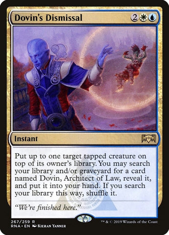 Image for Dovin's Dismissal (267) [Ravnica Allegiance]