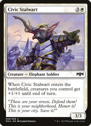 Image for Civic Stalwart (6) [Ravnica Allegiance]