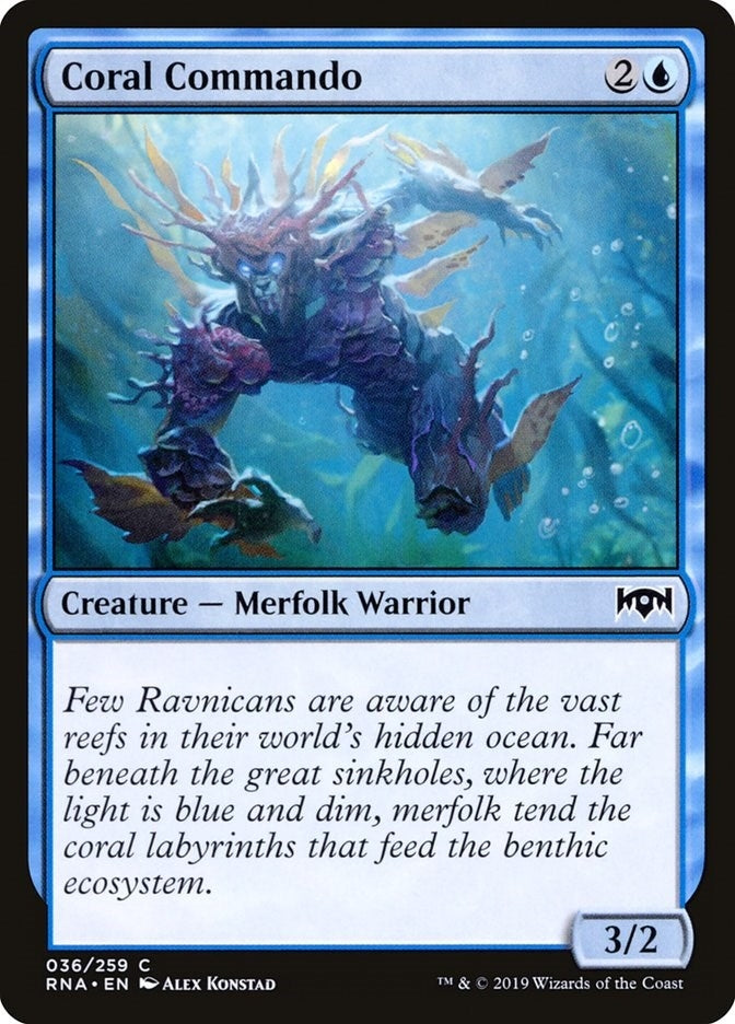Image for Coral Commando (36) [Ravnica Allegiance]