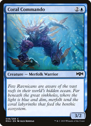 Image for Coral Commando (36) [Ravnica Allegiance]