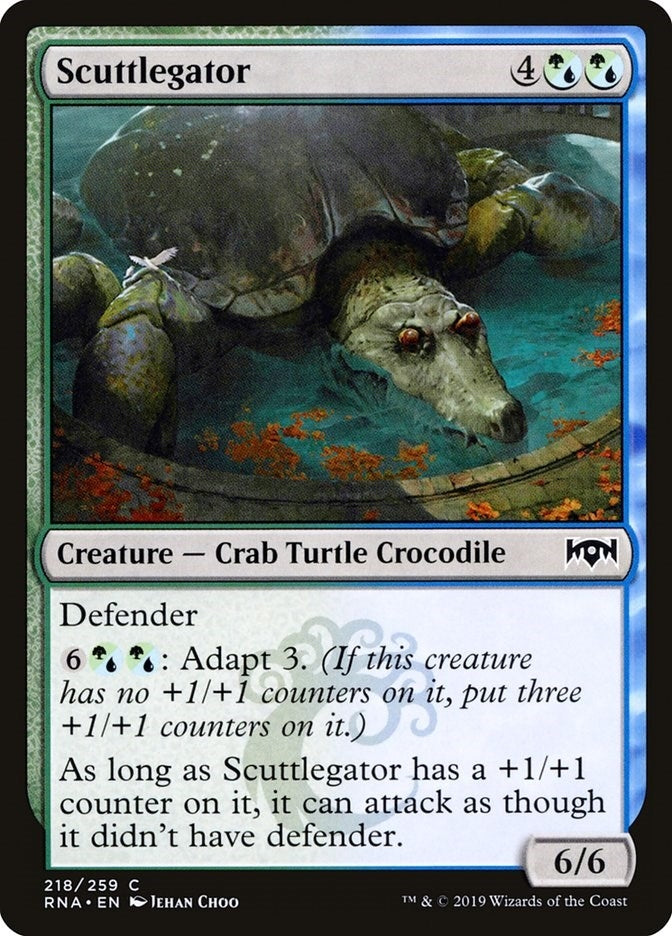 Image for Scuttlegator (218) - Magic: The Gathering