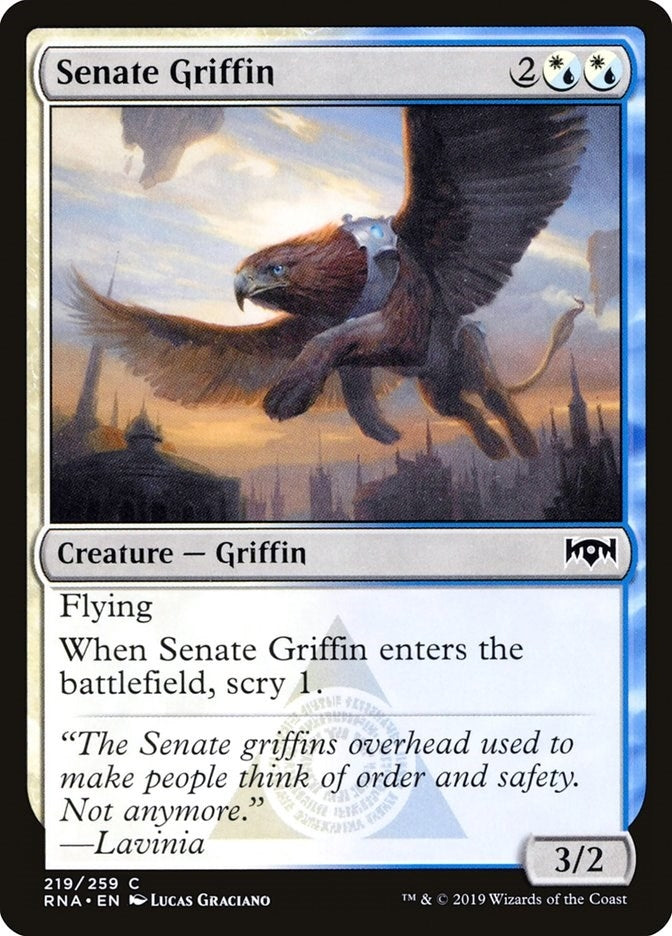 Image for Senate Griffin (219) [Ravnica Allegiance]