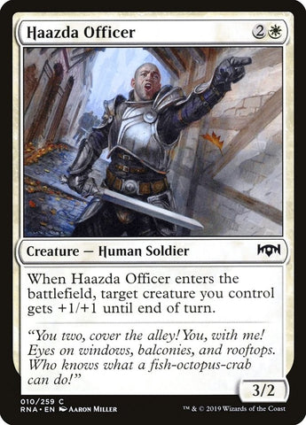 Image for Haazda Officer (10) [Ravnica Allegiance]