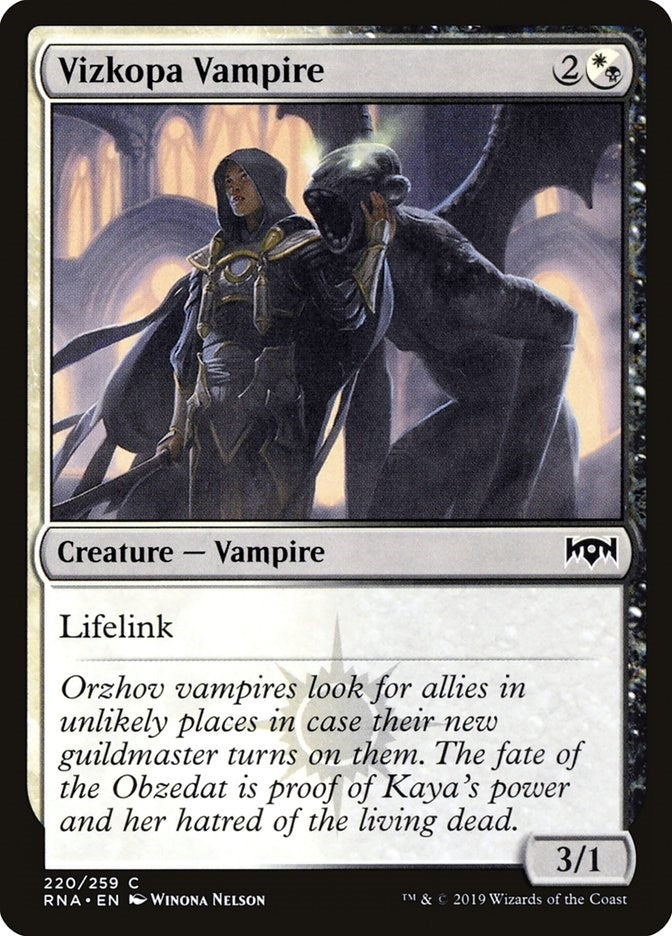 Image for Vizkopa Vampire (220) [Ravnica Allegiance]