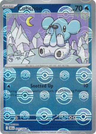 Cubchoo 025/086  (Poke Ball Pattern) SV: Black Bolt