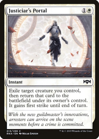 Image for Justiciar's Portal (13) [Ravnica Allegiance]