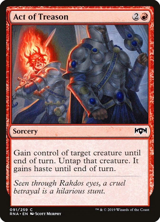 Image for Act of Treason (91) [Ravnica Allegiance]