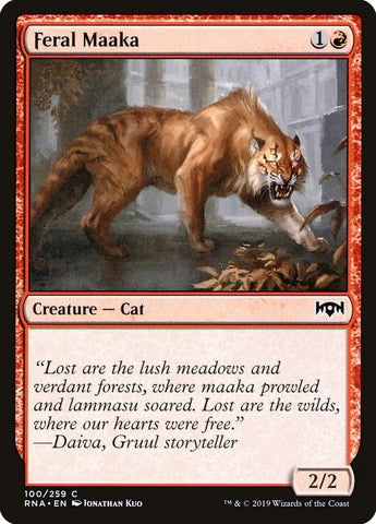 Image for Feral Maaka (100) [Ravnica Allegiance]