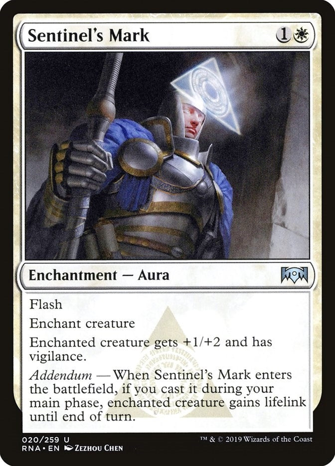 Image for Sentinel's Mark (20) [Ravnica Allegiance]