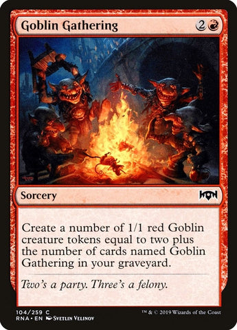 Image for Goblin Gathering (104) [Ravnica Allegiance]
