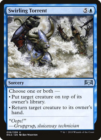 Image for Swirling Torrent (56) [Ravnica Allegiance]
