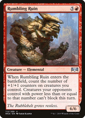 Image for Rumbling Ruin (112) - Magic: The Gathering