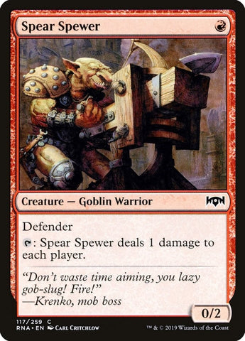 Image for Spear Spewer (117) - Magic: The Gathering