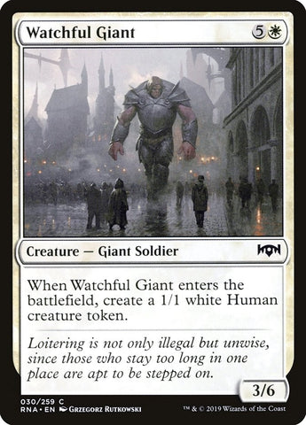 Image for Watchful Giant (30) [Ravnica Allegiance]