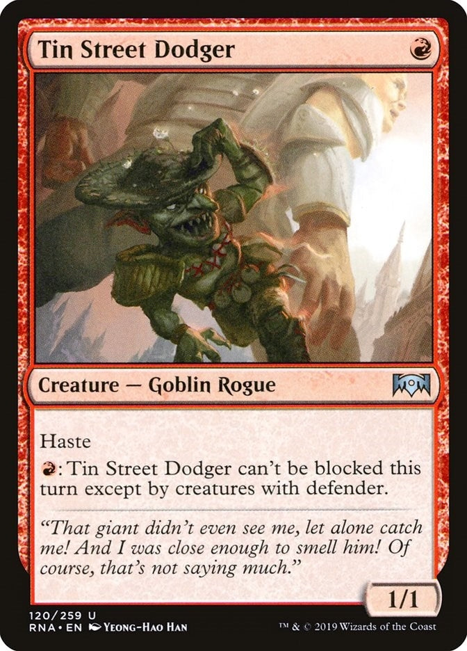 Image for Tin Street Dodger (120) - Magic: The Gathering