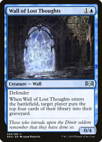Image for Wall of Lost Thoughts (59) [Ravnica Allegiance]