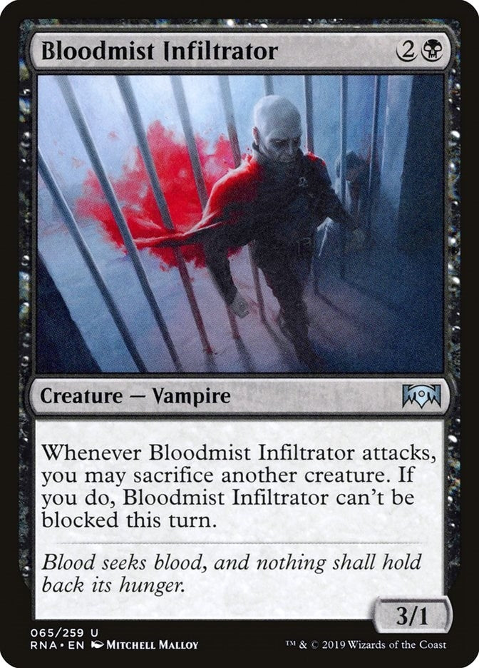 Image for Bloodmist Infiltrator (65) [Ravnica Allegiance]