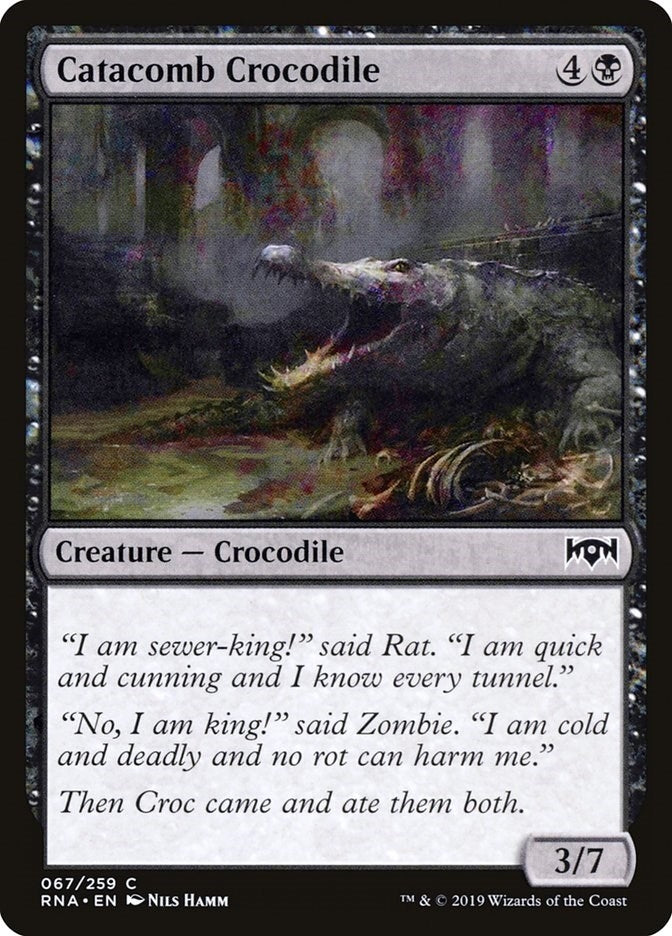 Image for Catacomb Crocodile (67) [Ravnica Allegiance]