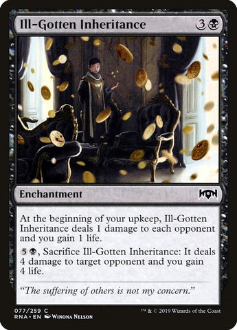 Image for Ill-Gotten Inheritance (77) [Ravnica Allegiance]