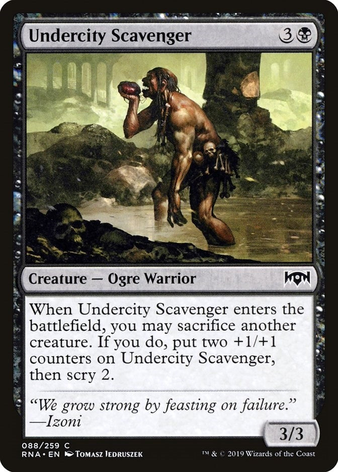 Image for Undercity Scavenger (88) [Ravnica Allegiance]