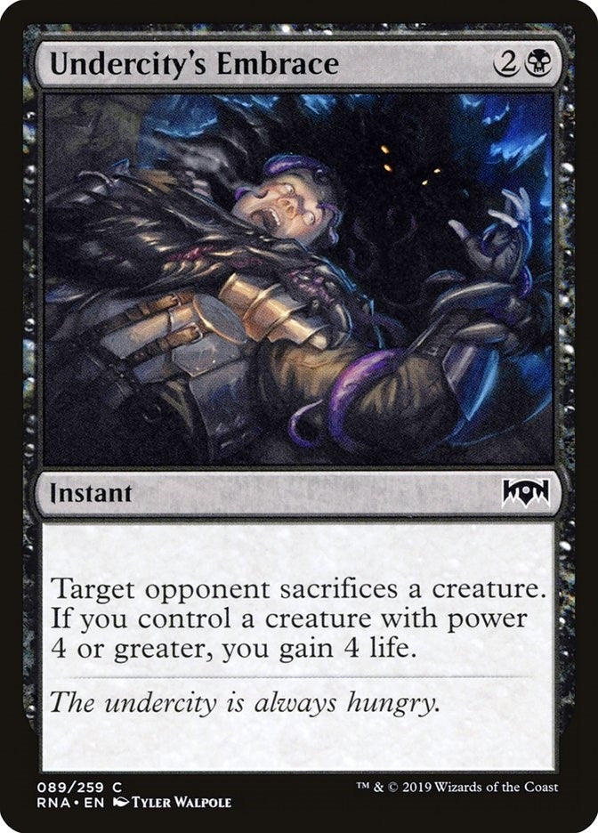 Image for Undercity's Embrace (89) [Ravnica Allegiance]
