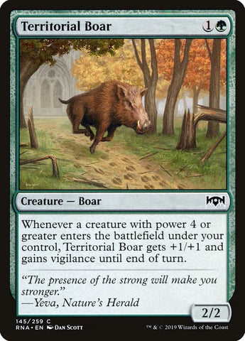 Image for Territorial Boar (145) - Magic: The Gathering