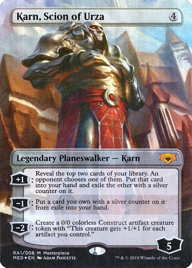 Image for Karn, Scion of Urza (RA1) [Mythic Edition: Ravnica Allegiance]