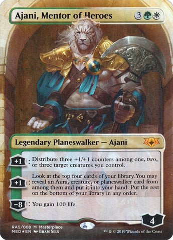 Image for Ajani, Mentor of Heroes (RA5) [Mythic Edition: Ravnica Allegiance]