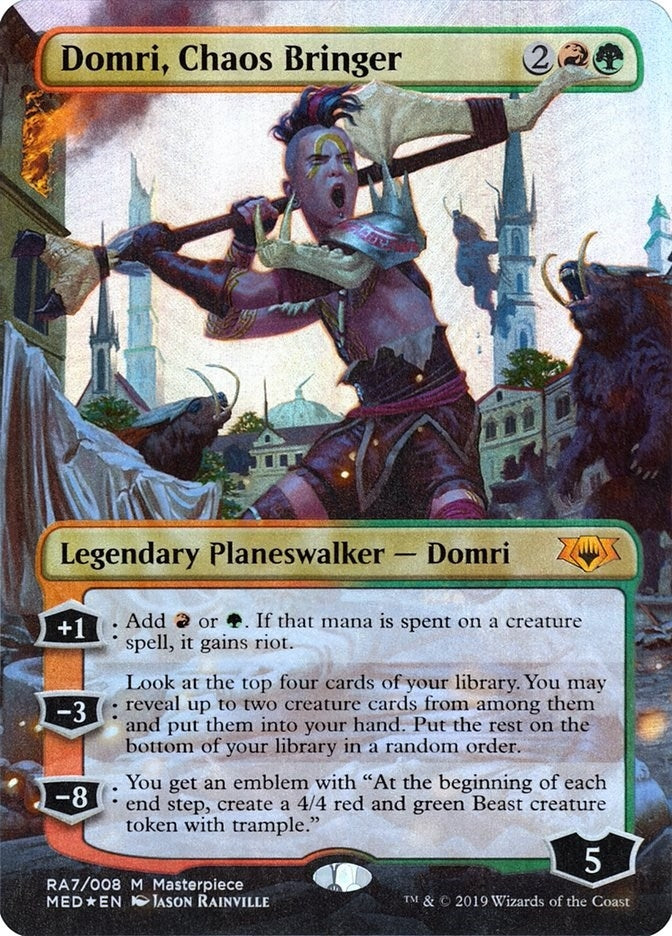 Image for Domri, Chaos Bringer (RA7) [Mythic Edition: Ravnica Allegiance]