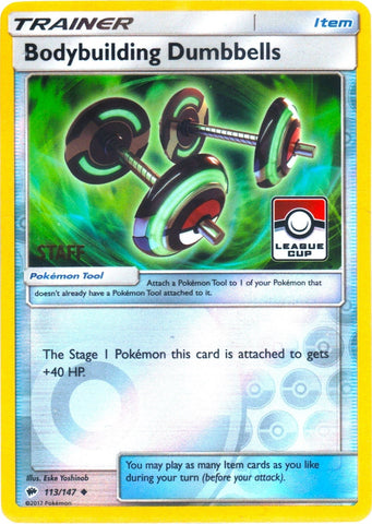 Image for Bodybuilding Dumbbells (113/147) [League & Championship Cards]