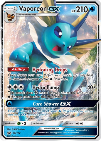 Image for Vaporeon GX - SM172 (SM172) [SM Promos]