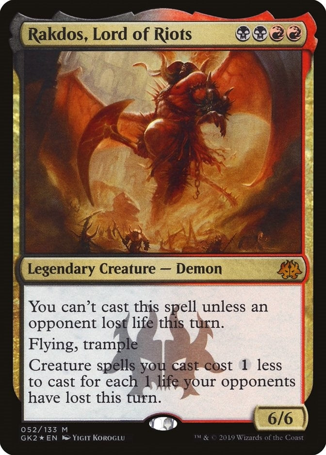 Image for Rakdos, Lord of Riots (52) [Ravnica Allegiance: Guild Kits]