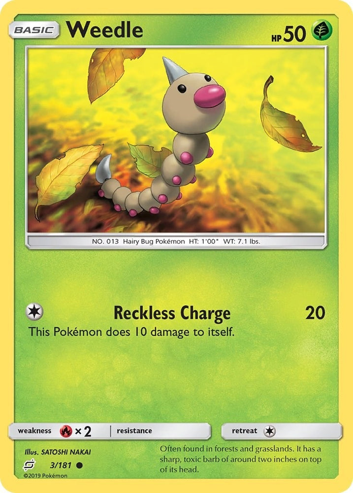 Image for Weedle (3) (3/181) [SM - Team Up]