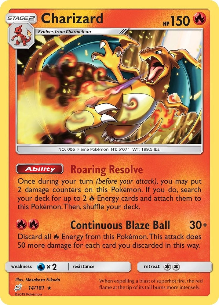 Image for Charizard (14/181) [SM - Team Up]