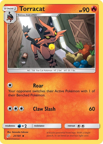 Image for Torracat (21/181) - Pokemon