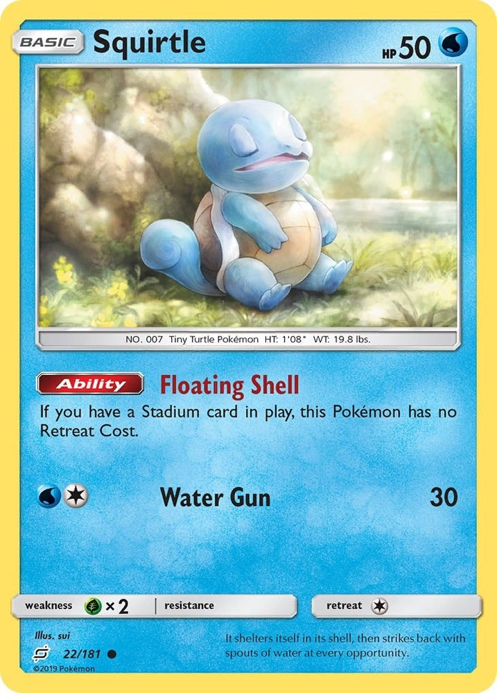 Image for Squirtle (22) (22/181) [SM - Team Up]