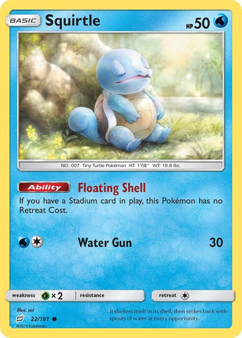 Image for Squirtle (22) (22/181) [SM - Team Up]