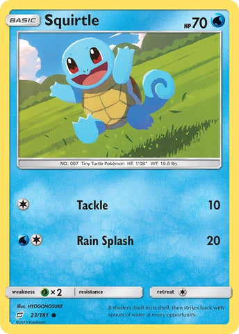 Image for Squirtle (23) (23/181) [SM - Team Up]