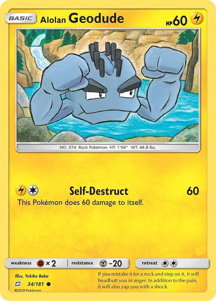 Image for Alolan Geodude (34) (34/181) [SM - Team Up]