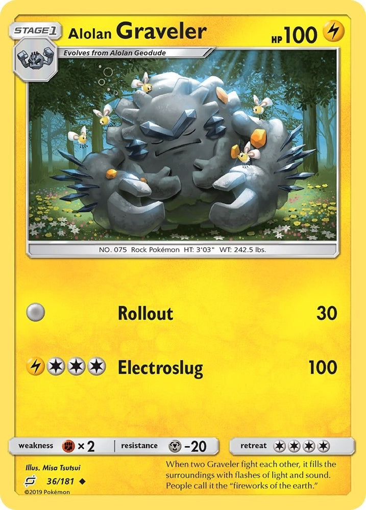 Image for Alolan Graveler (36/181) [SM - Team Up]