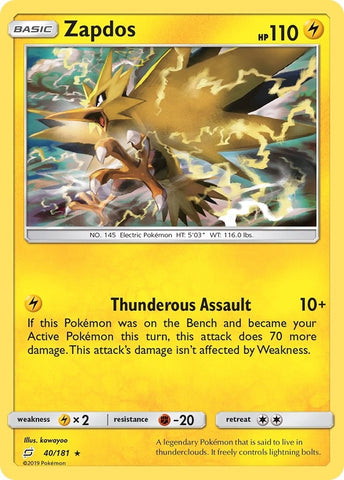 Image for Zapdos (40/181) [SM - Team Up]