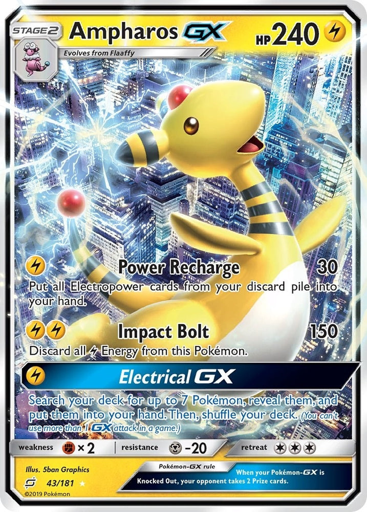 Image for Ampharos GX (43/181) [SM - Team Up]