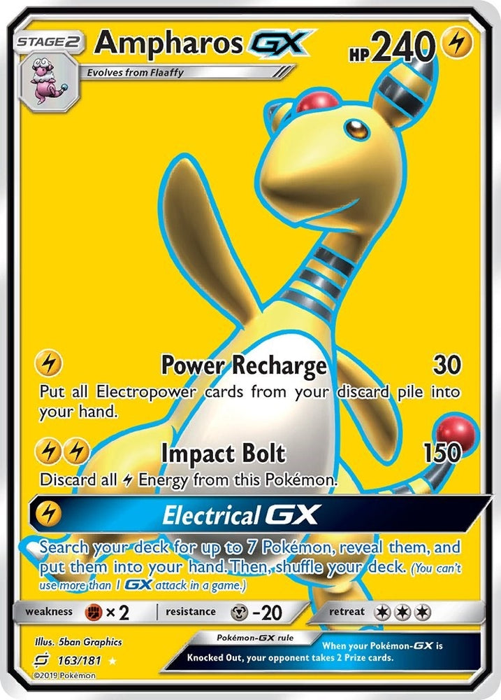 Image for Ampharos GX (Full Art) (163/181) [SM - Team Up]