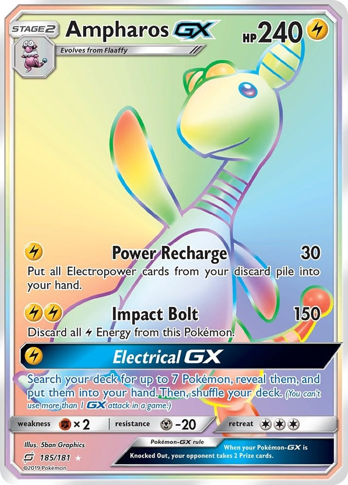 Image for Ampharos GX (Secret) (185/181) [SM - Team Up]