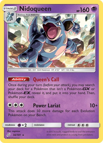 Image for Nidoqueen (56/181) [SM - Team Up]