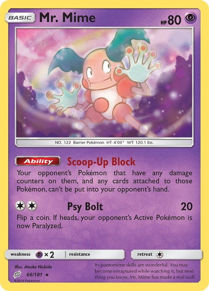 Image for Mr. Mime (66/181) [SM - Team Up]