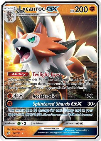 Image for Lycanroc GX (82/181) [SM - Team Up]